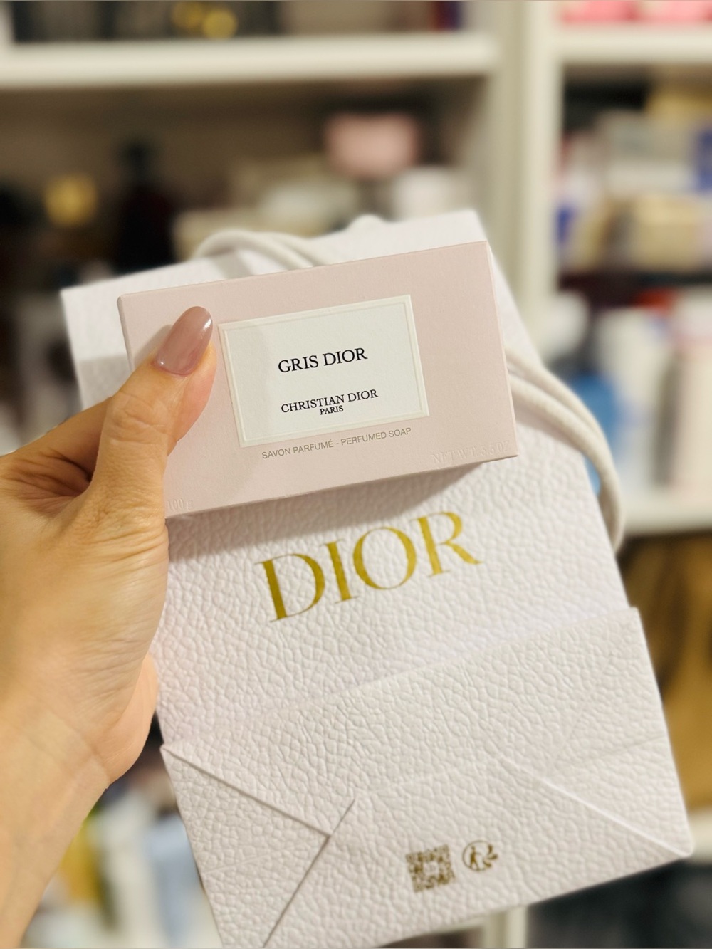 Dior Gris Dior Pink and White Gift Soap